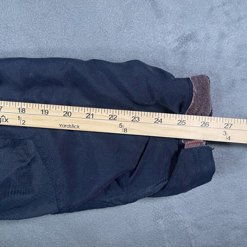 Y2K Abercrombie & Fitch A92 Jacket Mens L Fleece Lined Zip Coat Navy - Picture 12 of 16